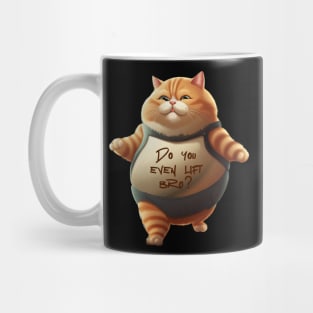 Workout cat Mug